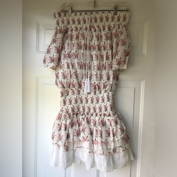 Guadelupe Design Anais Mini Dress Boho Gypsy Medium Cotton Silk - Picture 10 of 12